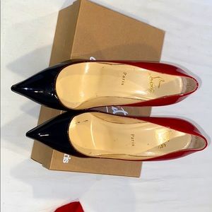 Christian louboutin patent degrade